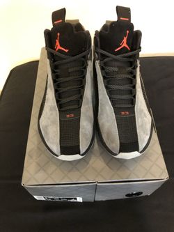 Jordan 35 XXXV M6 W7.5 Smoke Grey Bright Crimson