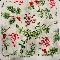 NEW Christmas Holiday Fabric Napkins Set of 4 17” $8 Each Set - Multiple Available