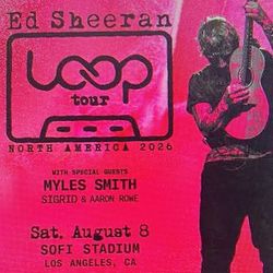 Ed Sheeran Loop Tour Tickets