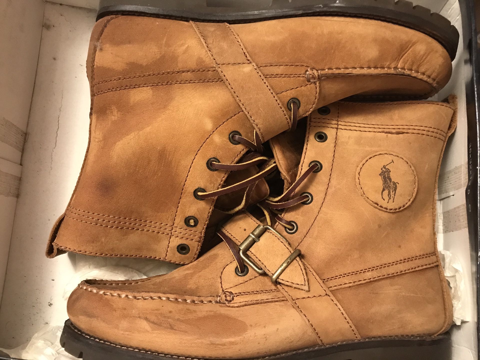 Ralph Lauren Polo Boots Size 9.5 Men’s for Sale in Miami Gardens, FL