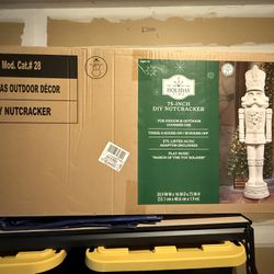 75” DIY nutcracker