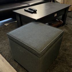 Ottoman, Rug, Coffee Table For Sale 