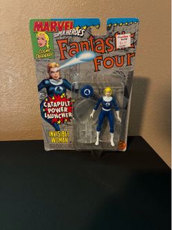 1992 Toy Biz, Marvel Super Heroes, Fantastic Four, Invisible Woman.