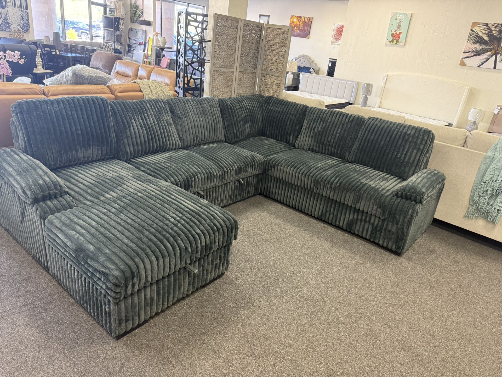 Sectional Sleeper With Storage Chaise