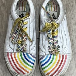 Vans Flour Shop Sneakers Size 13.5