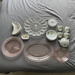 Vintage China And Glassware 