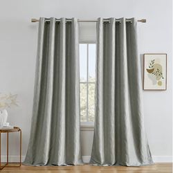 Grey Blackout Curtains ( 3 sets)