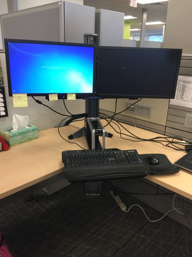 Sit to Stand Desk station