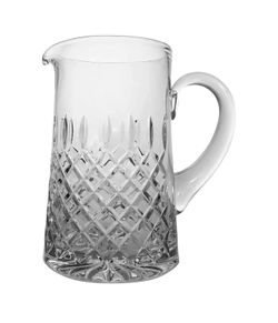 Late 20th Century Vista Alegre Group Atlantis Fine Cut Crystal Pitcher