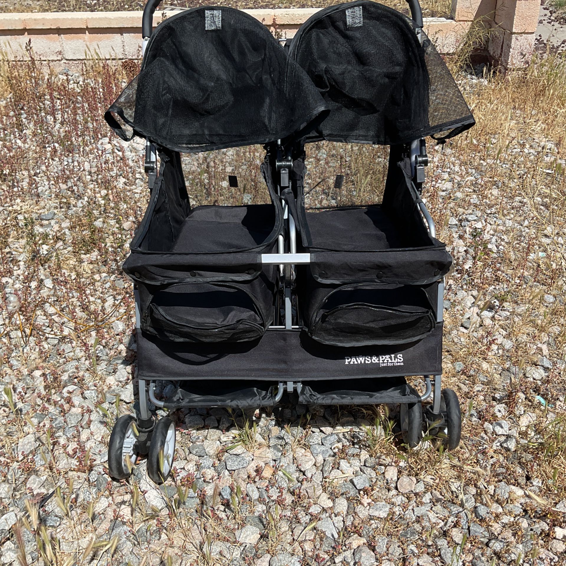 Paws And pals Double Doggy Stroller
