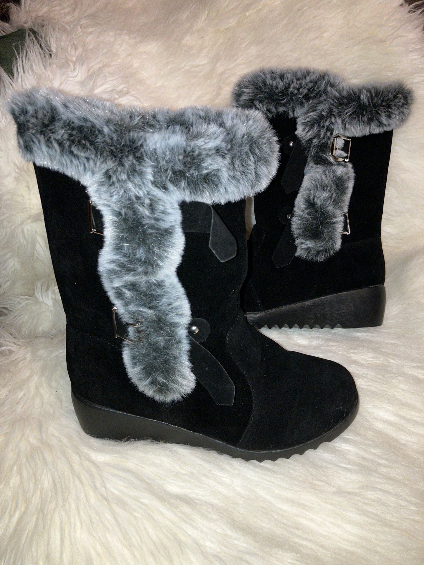 Fur Snow boots