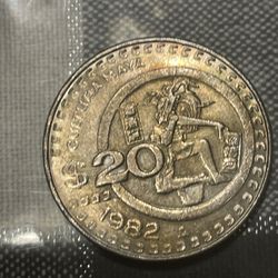 Moneda De 20 Pesos 😎