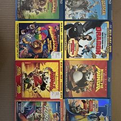 “DREAMWORKS”  BLU-RAY MOVIE LOT (8).  NM/M!!!😎 OFFERS.