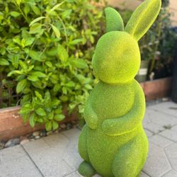 Rabbit Decoration Green Moss