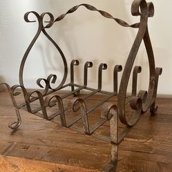 Wrought iron basket