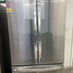 LG Refrigerator French Door 3 Doors In Stainless Steel 