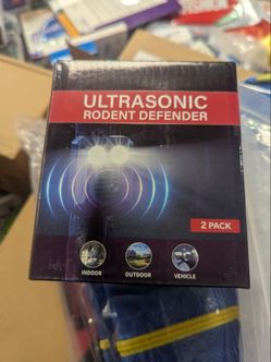 ULTRASONIC RODENT DEFENDER
2 PACK