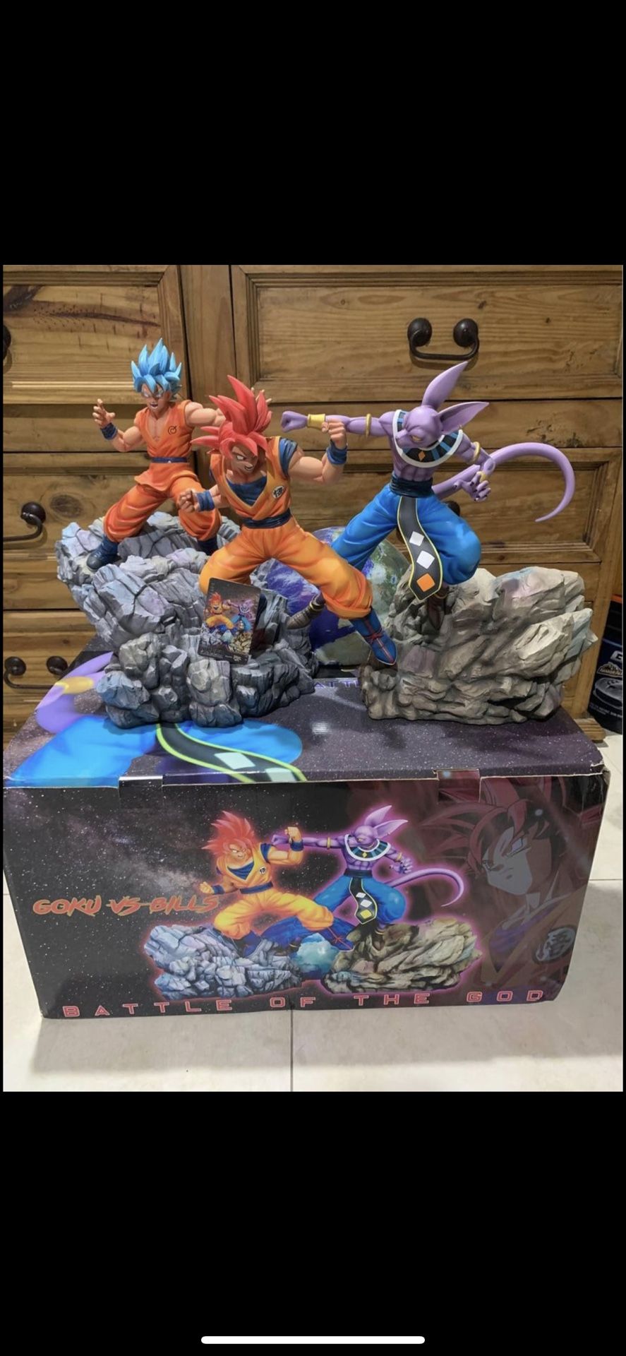Limited Edition Son Goku VS Beerus Statue MRC&XCEED Dragon Ball / Goku figures / Dragon ball Figures