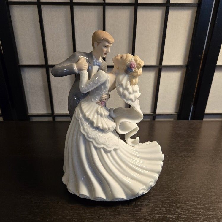 This is a Bride and Groom Music Box - Plays "Wedding March".