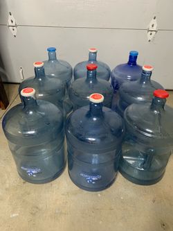 5 Gallon Water Bottle Jugs .