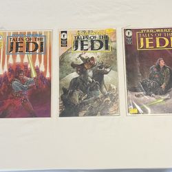 Star Wars - Tales Of The Jedi Comic 1-3 Of 5 Series