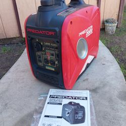 PREDATOR GENERATOR 2000 LIKE NEW ONLY USED ONCE STARTS RIGHT UP SUPER QUIET