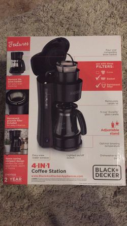 Black +Decker 4-in-1 Coffee Station for Sale in Murrieta, CA - OfferUp