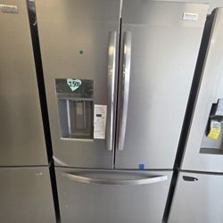 Frigidaire Stainless Steel French Door Refrigerator New Scratch And Dent 6Month's Warranty 