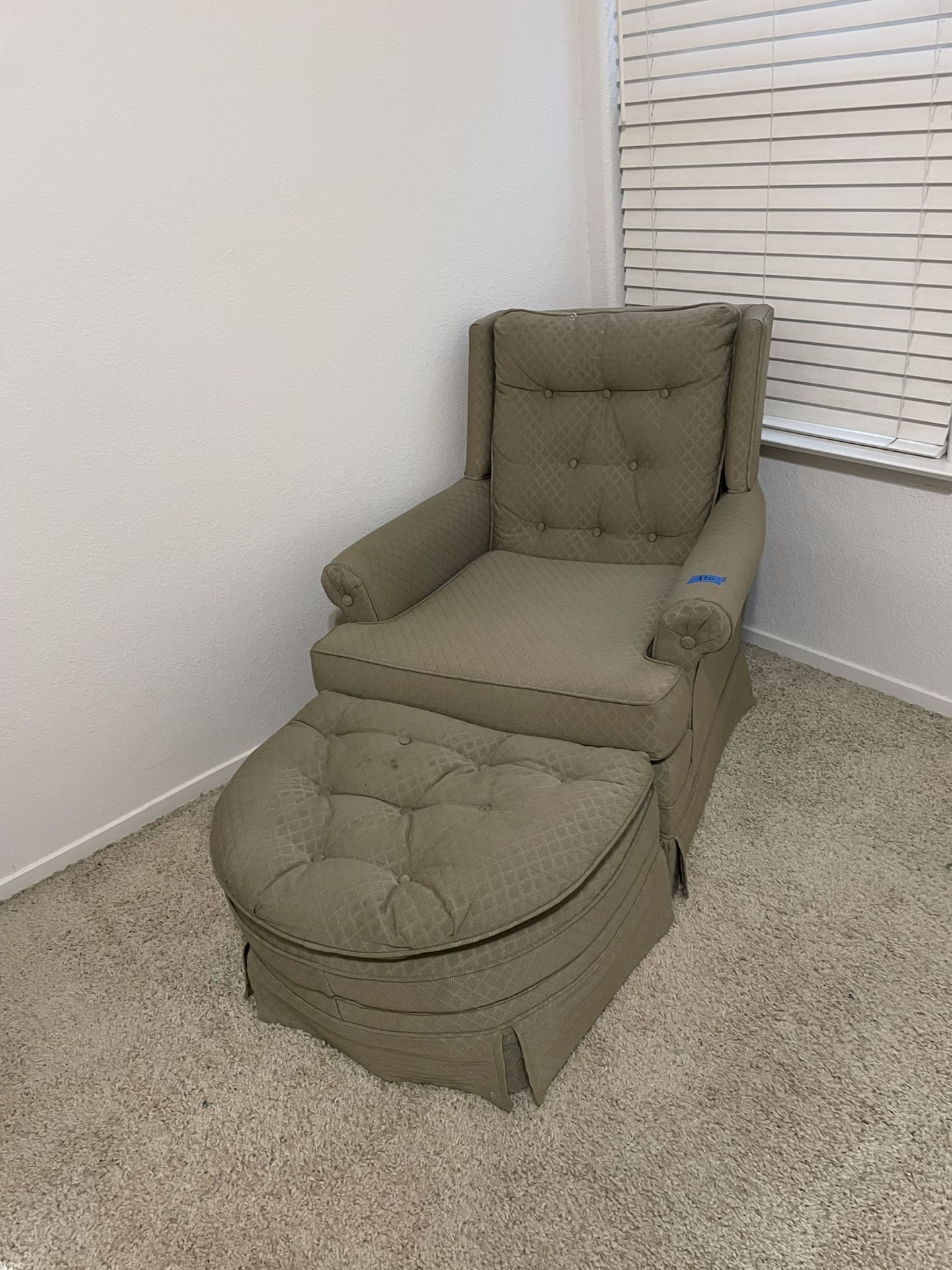 Chair And Ottoman