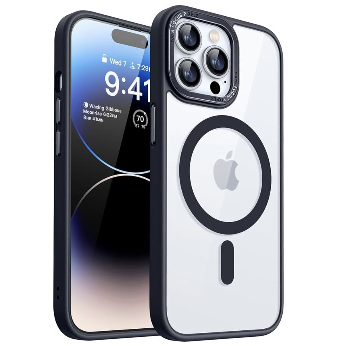 Clear Magnetic Designed for iPhone 14 Pro Max Case [Compatible with Magsafe]