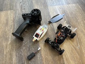 Losi Micro-B 2.0 1/24 2wd RTR Buggy White fully upgraded and in like-new RTR LOS00007T1