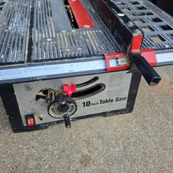 10" Table Saw – 1.5 HP, 4800 RPM – Adjustable Blade Angle – Works Great