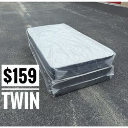 Twin Size Mattress Set – Medium Comfort – Available Today 🚚