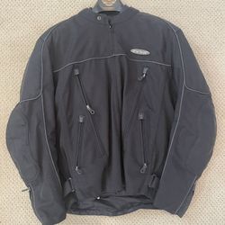Harley Davidson Jacket FXRG Size Large Nylon 