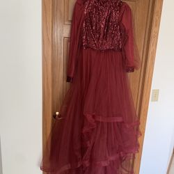 Red Evening Dress 