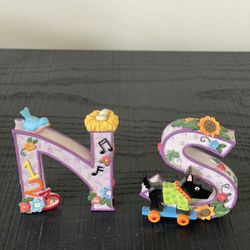 Hallmark Letter Signs - N & S $5