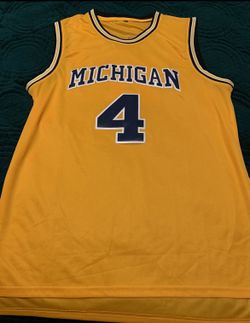 Custom Chris Webber Michigan jersey