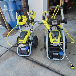 Ryobi ELECTRIC pressure Washers 2500psi$160 3000psi$190