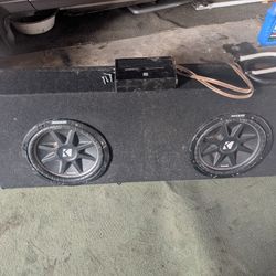 Giant Sub's And Amp Box 