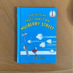 And To Think I Saw It On Mulberry Street (Dr.Seuss) 1964 Book Club Edition