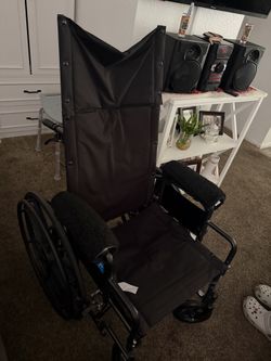 Black Medline Reclining Wheelchair