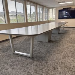 MM New Custom Office Conference Tables, Meeting Table, Office Furniture, With Metal Base