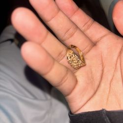 Gold Nugget ring 