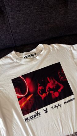Playboy White Graphic T-Shirt