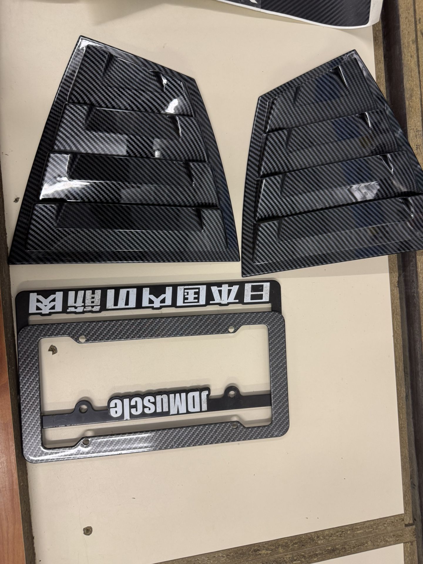 Rear Window Louvers For 15+ WRX Or STi Subaru