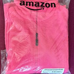 Amazon Essentials Women Lightweight Full Zip Soft Polar Fleece w/ Zipper Pockets