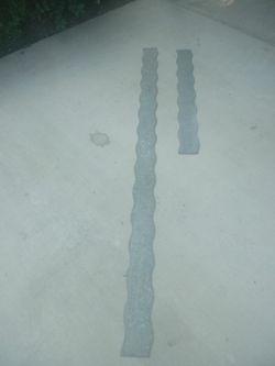 Serpintine edges for carpet short and full size