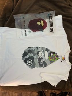 A Bathing Ape BAPE Camo Ape Head T-Shirt And burbury