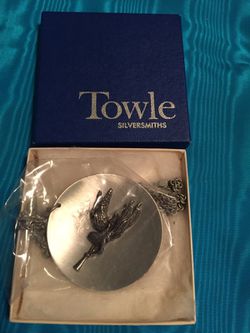 Vintage Towle Silver Pewter Pendants