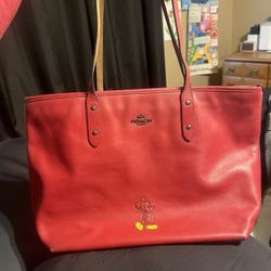 Coach Purse Limited Edition Mickey Mouse 